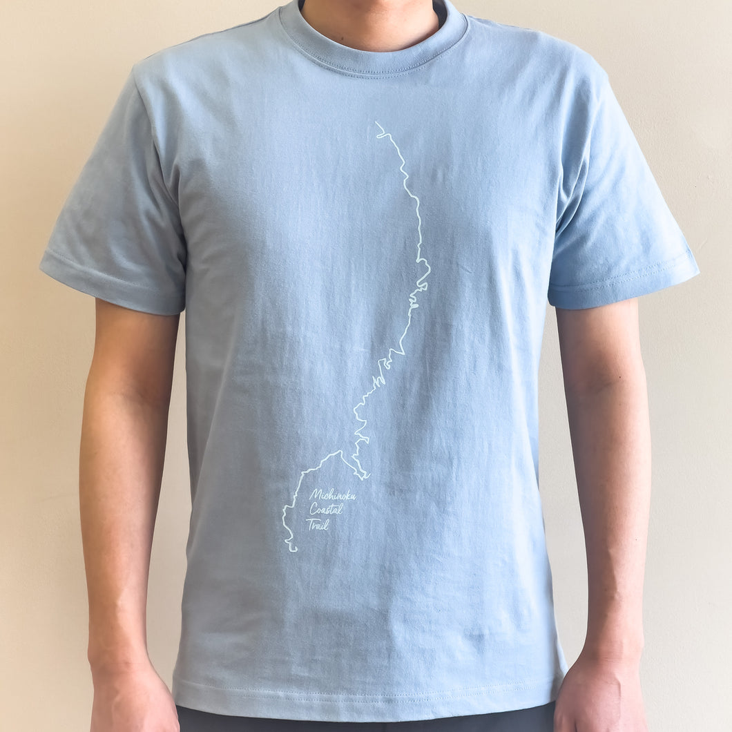 【NEW!!】Michinoku Coastal Trail  Tシャツ（海ブルー）