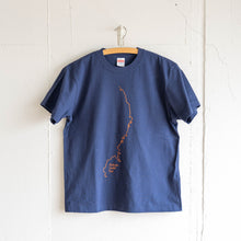 画像をギャラリービューアに読み込む, Michinoku Coastal Trail  Tシャツ（インディゴ）
